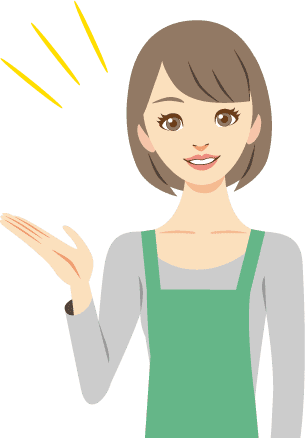 イラスト:受付の女性